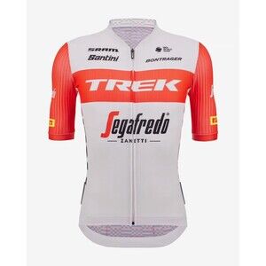 SANTINI TREK SEGAFREDO ZANETTI TEAM JERSEY SLEEK CUT MADE IN ITALY MEN SMALL NWT